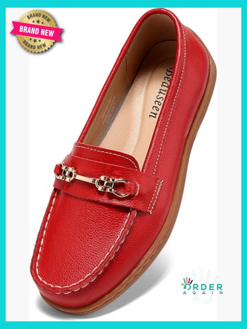 Leather Penny Loafer Slip-ons Comfortable Lightweight Driving Mocs Business